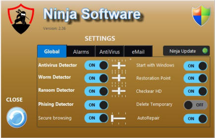 ninja Settings